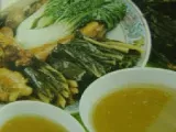 Recipe Dried duck head soup with fresh and dried cabbage