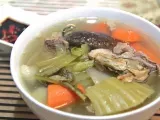Recipe Mustard greens and dried oyster soup
