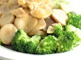 Recipe Prince oyster mushrooms and broccoli