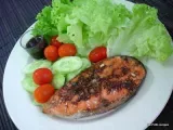 Recipe Balsamic-glazed salmon