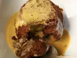 Recipe Steamed chocolate mudcakes with orange sabayon