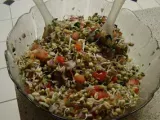 Recipe Sprouted moong bean salad.