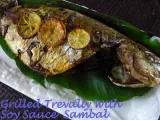 Recipe Grilled trevally with soy sauce sambal