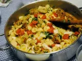 Recipe Tasty tuesday ~ orecchiette pasta w/ mini chicken meatballs