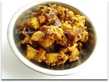 Recipe Brinjal semi dry curry/kathirikai poriyal