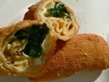 Recipe Recipe: fried pancakes stuffed with spinach and camembert cheese!
