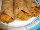 Recipe Veg Paneer Chapathi Roll