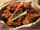 Recipe Kancha Lonka Murgi, Green Chili Chicken Curry