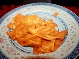 Recipe Homemade noodles with vodka sauce
