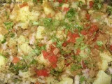 Recipe Chana chaat ( white chickpeas salad)