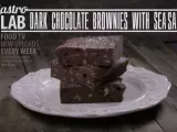 Recipe Dark chocolate brownies with sea salt