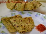 Recipe Spinach Masala Roti | ಪಾಲಕ್ ಸೊಪ್ಪಿನ ಮಸಾಲೆ ರೊಟ್ಟಿ