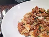 Recipe Pappardelle bolognese