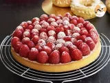 Recipe Raspberry tart with almond cream