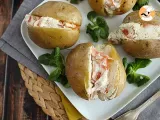 Recipe Stuffed potatoes with cream cheese and salmon