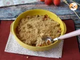 Recipe Apricot crumble, the super comforting melting and crunchy dessert