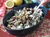 Recipe Cucumber salad with crispy potatoes