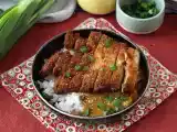 Recipe Breaded eggplant with panko breadcrumbs, katsu-style japanese curry but vegetarian