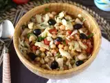 Recipe Chickpea salad with cod