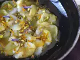 Recipe Scallop carpaccio with citrus vinaigrette and pistachios, an elegant and easy-to-prepare starter