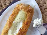 Recipe Crunchy, melt-in-your-mouth goat's cheese log breaded with air fryer: absolute comfort!
