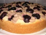 Recipe Fresh cherry cake with a hint of cinnamon
