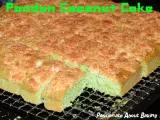 Recipe Pandan coconut cake