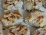 Recipe Our cooking project #3: prawn, pork and garlic chive dumplings