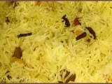 Recipe Simple & instant ghee rice (jhatpat ghee rice) with chicken accompaniments...