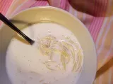 Recipe Sweet milk soup with filini pasta