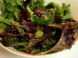 Recipe Pomegranate salad with soy vinegar dressing