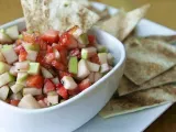 Recipe Fruit salsa and cinnamon chips