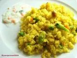 Recipe Couscous biryani/ pulao and mixed raita