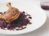 Recipe Duck with lentils and red cabbage
