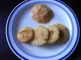 Recipe Tabil billalu (toor dhal & rice patties) with onion chuttney