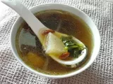 Recipe Watercress and daikon soup of the day