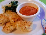 Recipe Panko crusted fish nuggets with carrot ketchup