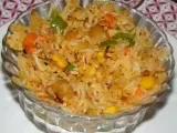 Recipe Left over chana masala rice