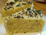 Recipe everyday cooking - mix daal dhokla/ idli (steamed rice and lentil cakes)