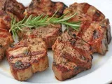 Recipe Rosemary lamb chops with grill roasted potatoes