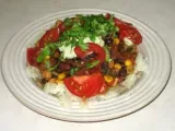 Recipe Hearty vegetable chili plus baked potato bar
