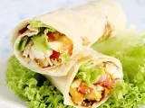 Recipe Chicken and veggie tortilla wrap