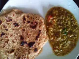 Recipe Ajwain paratha with moong dal ki sabzi