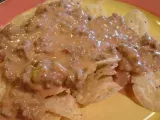 Recipe Easy nacho cheese & beef dip