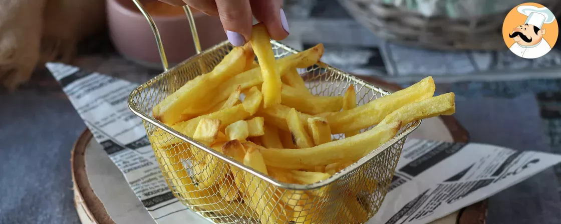 Ultra crispy air fryer frozen fries!