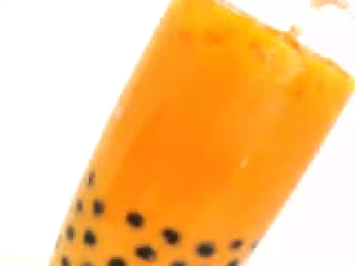 Thai Iced Tea with Boba