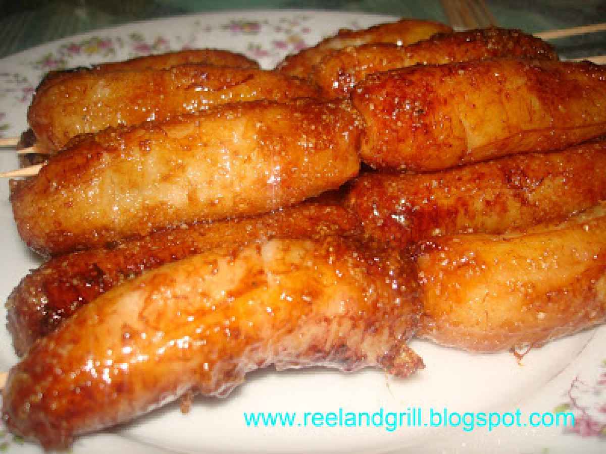 Banana que (deep fried banana with caramelized sugar), Recipe Petitchef