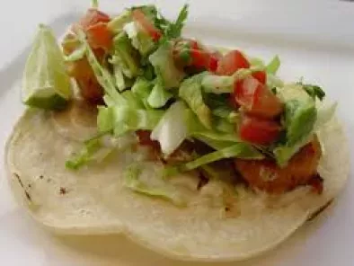 Recipe Fish tacos with cilantro lime sour cream