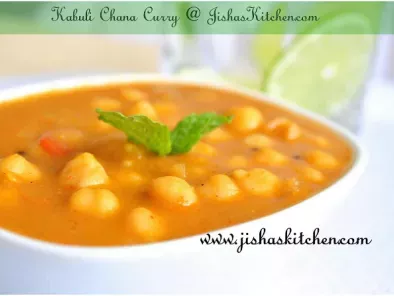 Recipe Kabuli chana curry / vella kadala curry