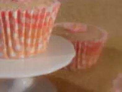 Vanilla Buttermilk Cupcakes with a Framboise Glaze